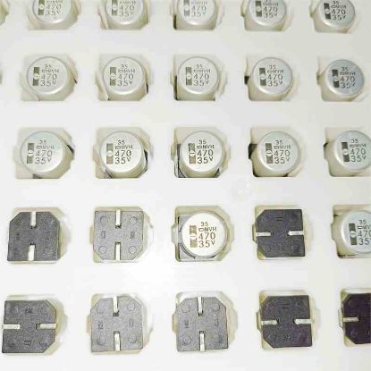 EMVH350ATR471MKG5S 470MF 35V 12.5x16 NIPPON SMD KONDANSATÖR resmi