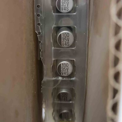 CA035M0100REF0810 100MF 35V 8x10 YAGEO SMD KONDANSATÖR resmi