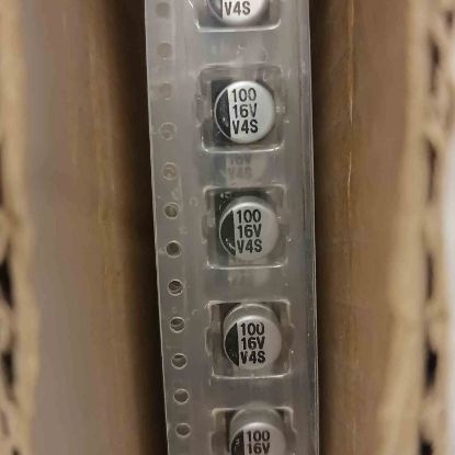 100MF 16V  6x5 SMD KONDANSATÖR resmi