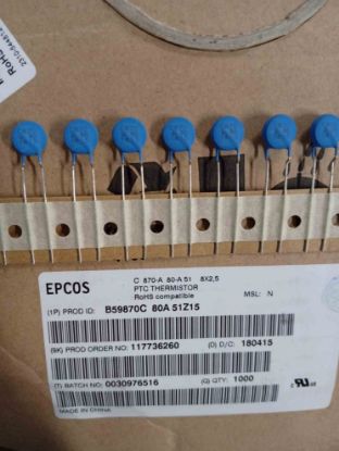 B59870C80A51Z15 NTC TERMISTOR KONDANSATÖR resmi