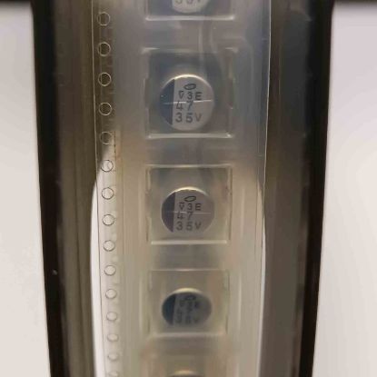 UUB1V470MNL1GS 47MF 35V 8x10 NICHICON SMD KONDANSATÖR resmi