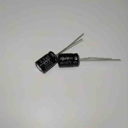 3.3MF 63V 8x11 ELKO KONDANSATÖR resmi