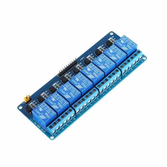 8 Way 12 V Relay Module - 8 li 12 V Röle Kartı resmi