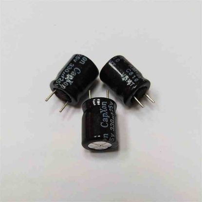 330MF 35V 10x12.5 CAPXON ELKO KONDANSATÖR resmi