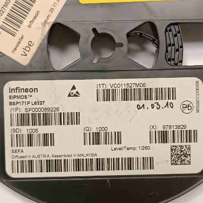 Picture of BSP171P L6327 1.45A 60V SOT223 MOSFET TRANSİSTÖR