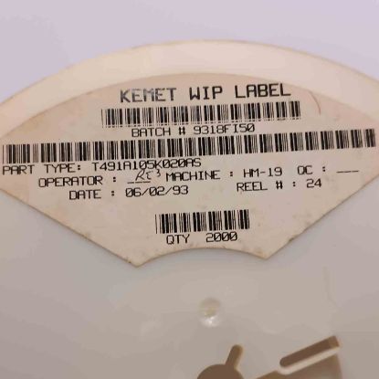 T491A105K020AS 1MF 20V A KEMET TANTAL KONDANSATÖR resmi