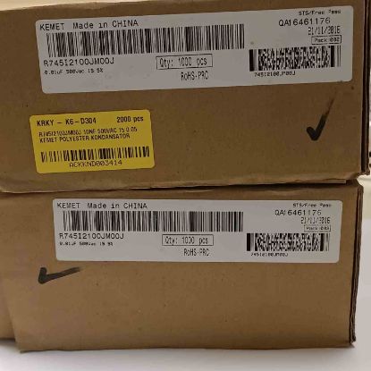 R745I2100JM00J 10NF 500VAC 15 0.05 KEMET POLYESTER KONDANSATÖR resmi