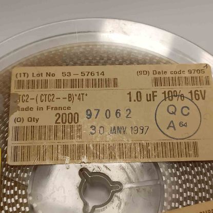 CTC2-105X9016B4T 1MF 16V B VISHAY TANTAL KONDANSATÖR resmi