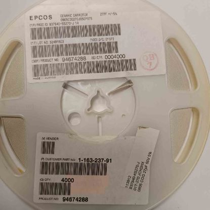 B37940S5270J14 27PF 50V 805 EPCOS SMD SERAMİK KONDANSATÖR resmi