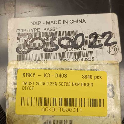 BAS21 200V 0.25A SOT23 NXP DİYOT resmi