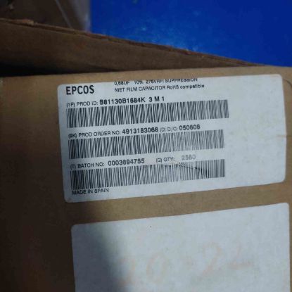 B81130B1684K3 680NF 275VACx2 22,5mm POLYESTER KONDANSATÖR resmi