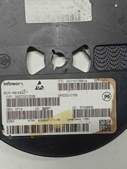 BCR166E6327 0,1A 50V SOT23 SMD TRANSİSTÖR resmi