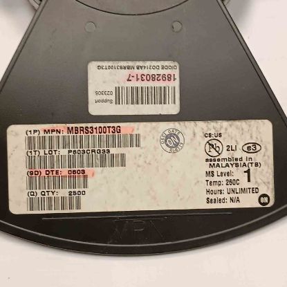 MBRS3100TEG 100V 3A DO214 MALAYSIA SCHOYKY DİYOT resmi