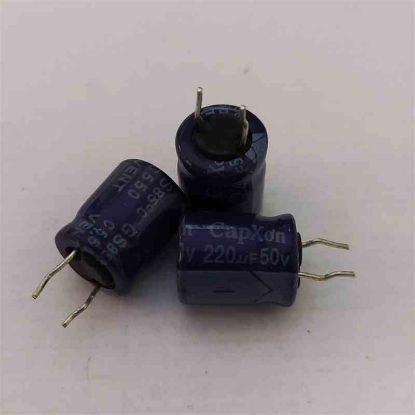 220MF 50V 10x13 CAPXON ELKO KONDANSATÖR resmi