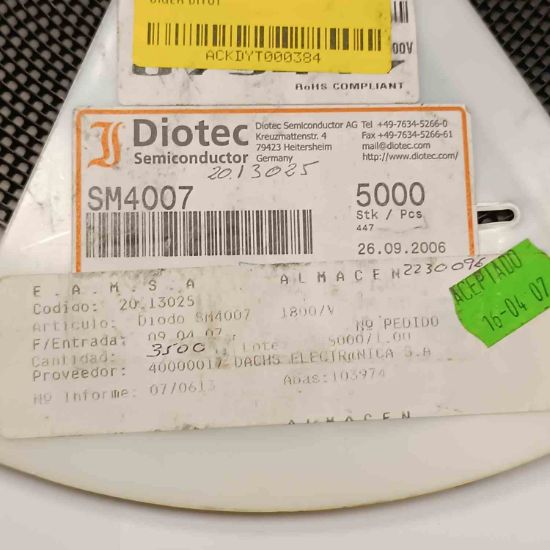 SM4007 1000V 1A DO213AB INFINEON DİYOT resmi