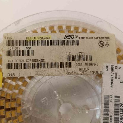 TAJE687K006RNJ 680MF 6.3V AVX TANTAL KONDANSATÖR resmi