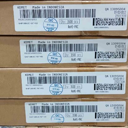 R82EC1680DQ50J 6.8NF 100V 5 0.05 KEMET POLYESTER KONDANSATÖR resmi