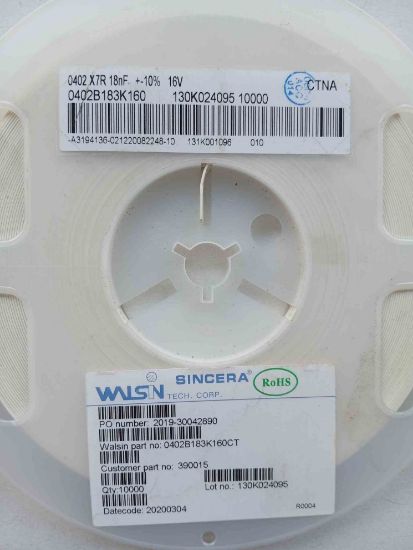 0402B183K160 402 7R 18NF SİNCERA resmi