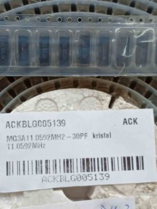MG3A11.0592MH2-30PF  kristal 11.0592MHz resmi