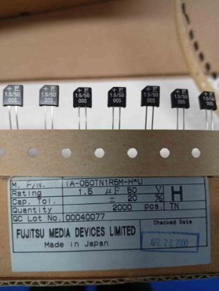TA050TN1R5MH*U 1.5MF 50V FUJITSU TANTAL KONDANSATÖR resmi