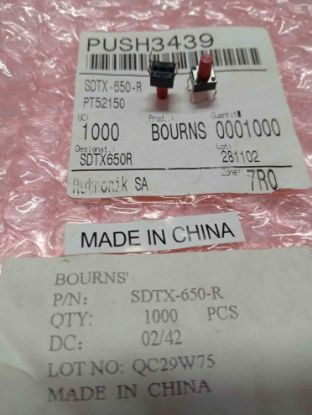 SDTX-650-R 6x6 6mm BOURNS Swich resmi