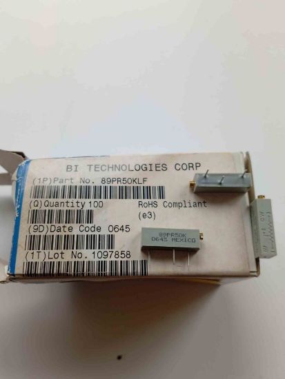 89PR50KLF 50K 50KOHM TRİMPOT DİRENÇ resmi