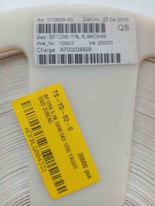 BF1206 5,9K OHM 5K9 1206 YAGEO SMD DİRENÇ resmi