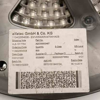 EMVK500ARA470MHAOS 47MF 50V 8x10 NIPPON SMD KONDANSATÖR resmi