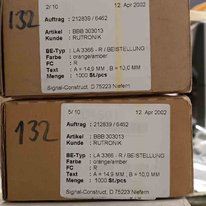 LA3366RS 3mm TURUNCU LED OPTO resmi