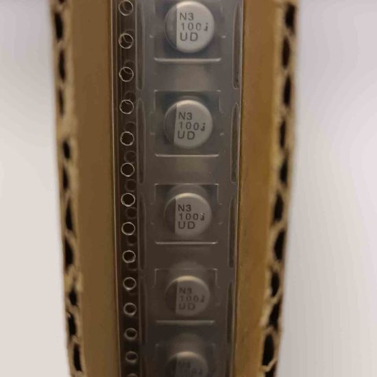 UUD0J101MCQ1GS 100MF 6.3V NICHICON SMD KONDANSATÖR resmi