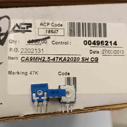 CA9MH2,5-47KA2020 SH CG 47K ACP TRİMPOT DİRENÇ resmi