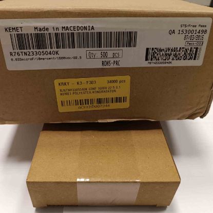 R76TN23305040K 33NF 1600V 22.5 0.1 KEMET POLYESTER KONDANSATÖR resmi