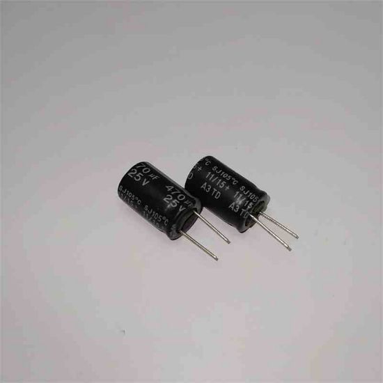 470MF 25V 10x15 YAGEO ELKO KONDANSATÖR resmi