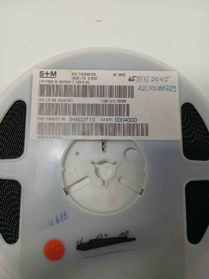 B57620C103K62 10K 0805 SMD S+M Ntc resmi