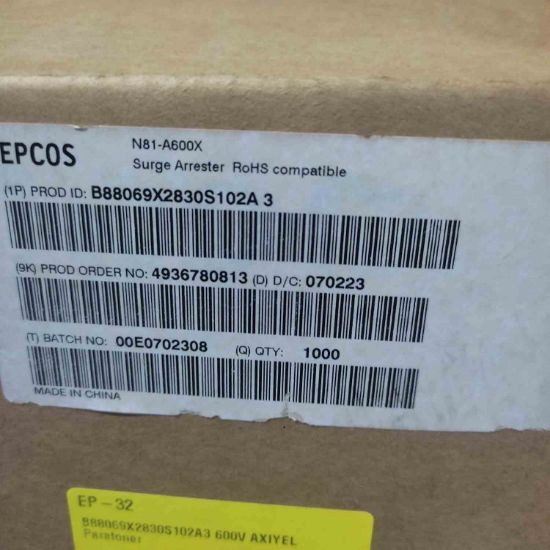 B88069X2830S102A3 600V AXIYEL Paratoner resmi