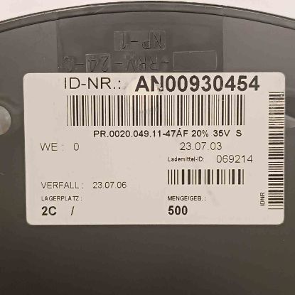 UUX1H470MNR1GS 47MF 50V 10x10 NICHICON SMD KONDANSATÖR resmi