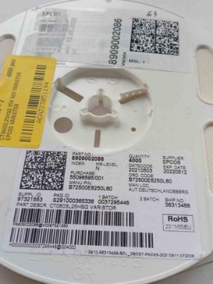 CT0603L25HSG 25V 603 VARİSTÖR EPCOS VARİSTÖR resmi