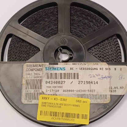 SMBT3904 0.2A 40V SOT23 FARNEL SMD TRANSİSTÖR resmi