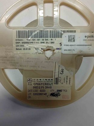 CP06/FFCR03JT 2K4 603 SMD DİRENÇ resmi