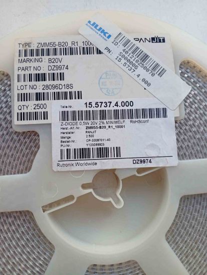 ZMM55-B20-R1-10001 20V 0.5W PANJIT ZENER DİYOT resmi