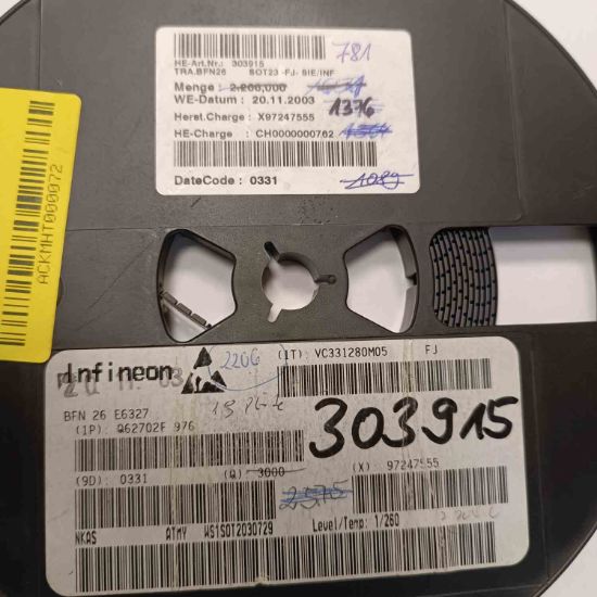 BFN26 0.2A 300V RENESAS SMD TRANSİSTÖR resmi