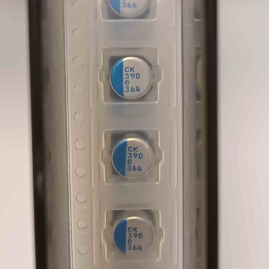 PCK0E391MC0ANUPS 390MF 2.5V 6.3x6 NICHICON SMD KONDANSATÖR resmi