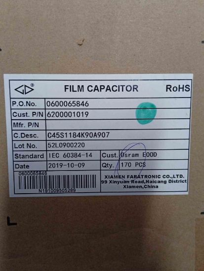 C45S1184K90A907 MKP65 184K resmi