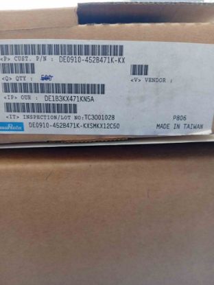 DE0910-452B471K 470PF 250VAC 10mm SERAMİK MURATA SERAMİK KONDANSATÖR resmi