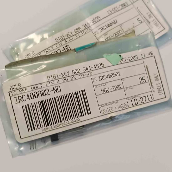 ZRC400A02-ND 4.1V VOLTAJ REGÜLATÖRÜ ENTEGRELER resmi