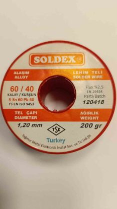 1.20mm 200gr Soldex Lehim Teli resmi