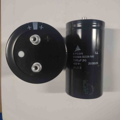 B43564S338M4 3300uf 400V TRİMER KONDANSATÖR resmi