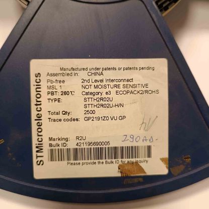 STTH2R02U 2A 200V DO214AA MOTOROLA SMD DİYOT resmi