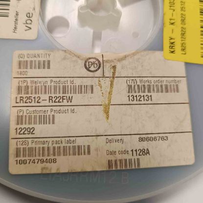 LR2512R22 0R22 2512 SMD DİRENÇ resmi