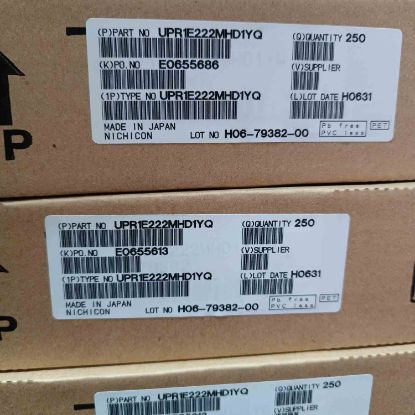 UPR1E222MHD1YQ 2200MF 25V 16x25 105 NICHICON ELKO KONDANSATÖR resmi